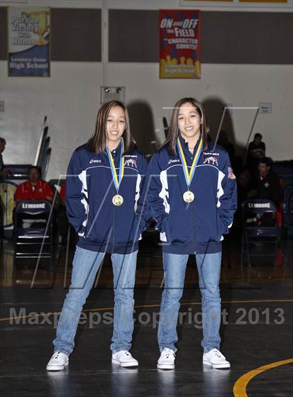 Thumbnail 2 in CIF State Girls Wrestling Championships (Finals) photogallery.