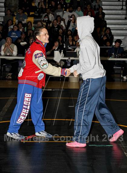 Thumbnail 3 in CIF State Girls Wrestling Championships (Finals) photogallery.