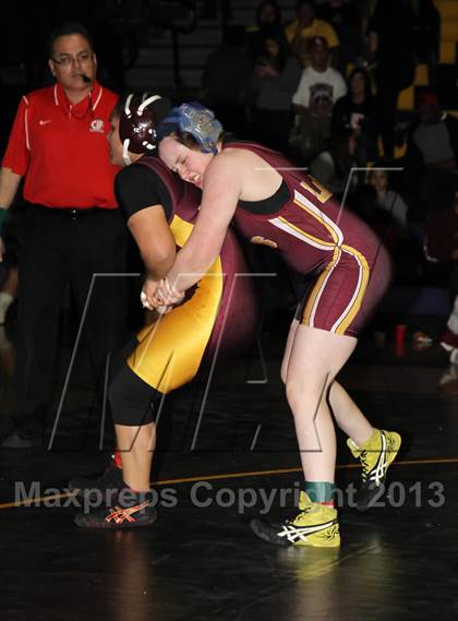 Thumbnail 2 in CIF State Girls Wrestling Championships (Finals) photogallery.