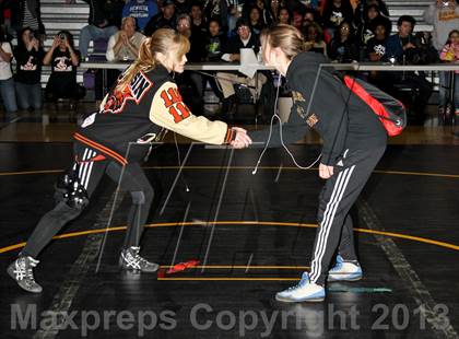 Thumbnail 2 in CIF State Girls Wrestling Championships (Finals) photogallery.