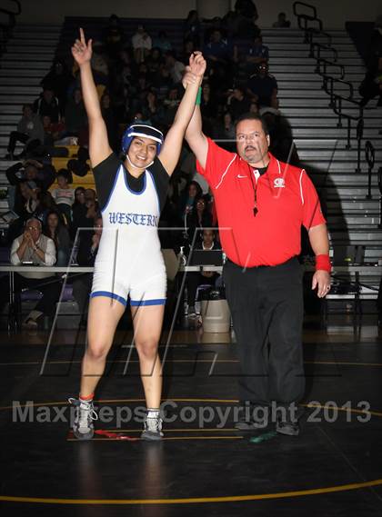 Thumbnail 2 in CIF State Girls Wrestling Championships (Finals) photogallery.