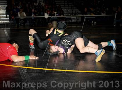 Thumbnail 2 in CIF State Girls Wrestling Championships (Finals) photogallery.