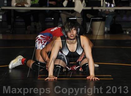 Thumbnail 3 in CIF State Girls Wrestling Championships (Finals) photogallery.