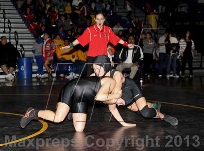 Thumbnail 3 in CIF State Girls Wrestling Championships (Finals) photogallery.
