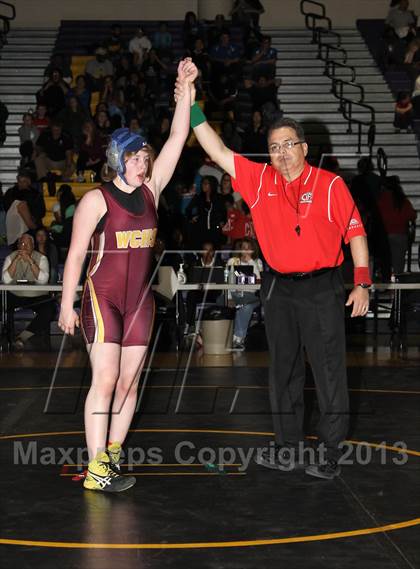 Thumbnail 3 in CIF State Girls Wrestling Championships (Finals) photogallery.