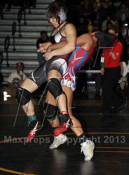 Thumbnail 3 in CIF State Girls Wrestling Championships (Finals) photogallery.