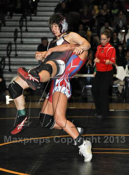 Thumbnail 1 in CIF State Girls Wrestling Championships (Finals) photogallery.