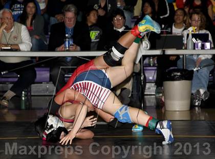 Thumbnail 3 in CIF State Girls Wrestling Championships (Finals) photogallery.
