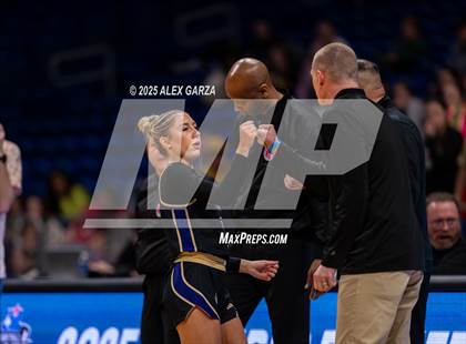 Thumbnail 2 in Nocona vs. San Saba (UIL 2A Basketball Division I Final) photogallery.