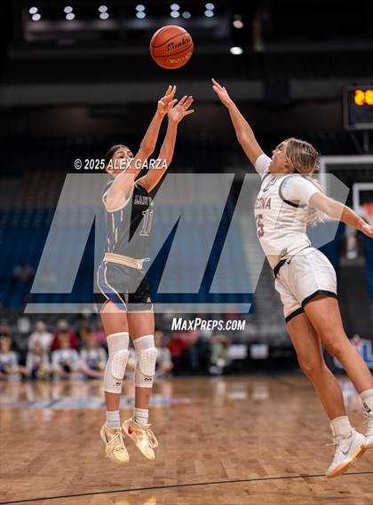 Thumbnail 2 in Nocona vs. San Saba (UIL 2A Basketball Division I Final) photogallery.