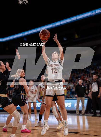 Thumbnail 2 in Nocona vs. San Saba (UIL 2A Basketball Division I Final) photogallery.