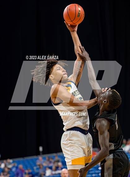 Thumbnail 2 in Oak Cliff Faith Family Academy vs Randall (UIL 4A Basketball Semifinal) photogallery.