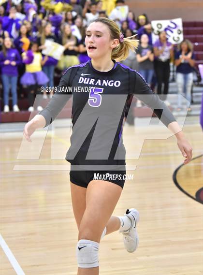 Thumbnail 2 in Durango vs. Bishop Manogue (NIAA 4A State Quarterfinal) photogallery.