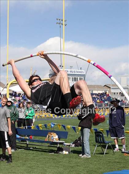 Thumbnail 3 in Mullen Runner's Roost Invitational (Boys Pole Vault) photogallery.