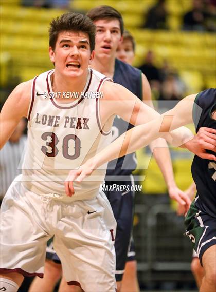 Thumbnail 3 in Lone Peak vs. Syracuse (UHSAA 5A 1st Round Playoff) photogallery.