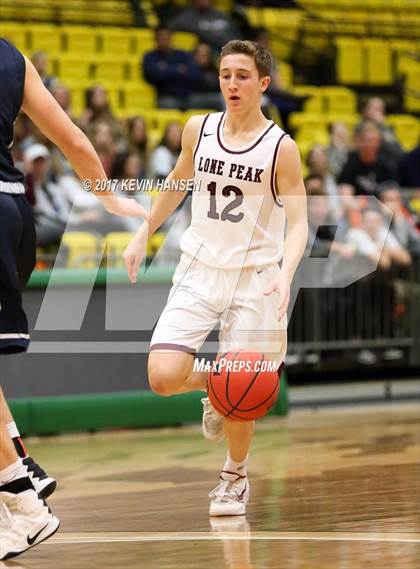 Thumbnail 3 in Lone Peak vs. Syracuse (UHSAA 5A 1st Round Playoff) photogallery.