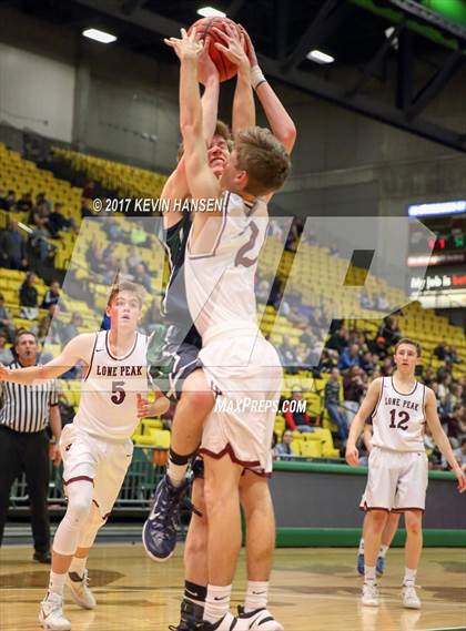 Thumbnail 2 in Lone Peak vs. Syracuse (UHSAA 5A 1st Round Playoff) photogallery.
