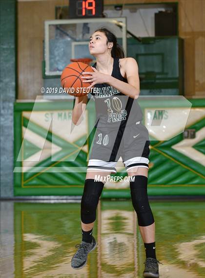Thumbnail 1 in Lincoln vs. Fairmont Prep (St. Mary's Stockton MLK Showcase) photogallery.