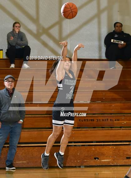 Thumbnail 3 in Lincoln vs. Fairmont Prep (St. Mary's Stockton MLK Showcase) photogallery.