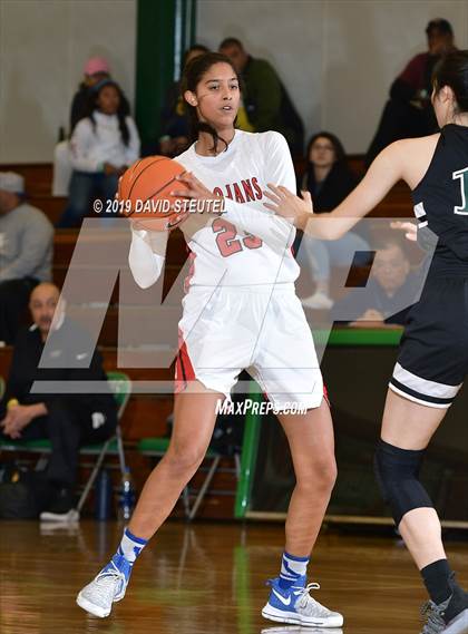 Thumbnail 2 in Lincoln vs. Fairmont Prep (St. Mary's Stockton MLK Showcase) photogallery.