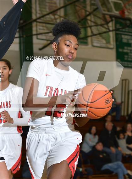 Thumbnail 3 in Lincoln vs. Fairmont Prep (St. Mary's Stockton MLK Showcase) photogallery.
