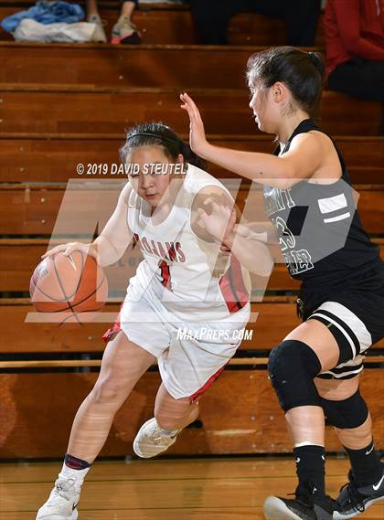 Thumbnail 2 in Lincoln vs. Fairmont Prep (St. Mary's Stockton MLK Showcase) photogallery.