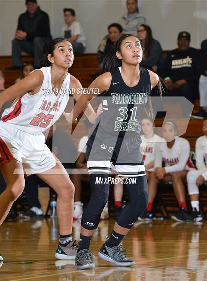 Thumbnail 3 in Lincoln vs. Fairmont Prep (St. Mary's Stockton MLK Showcase) photogallery.