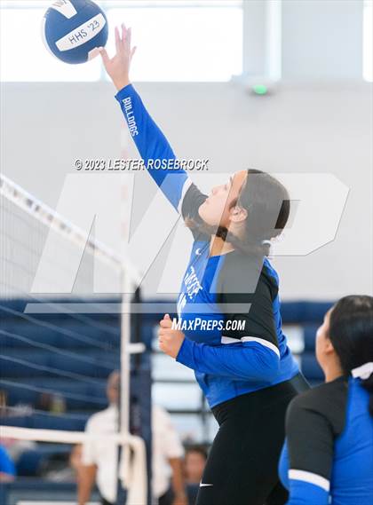 Thumbnail 3 in Burbank vs Somerset (Hondo Volleyball Tournament) photogallery.