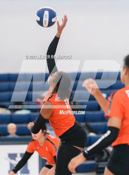 Thumbnail 3 in Burbank vs Somerset (Hondo Volleyball Tournament) photogallery.