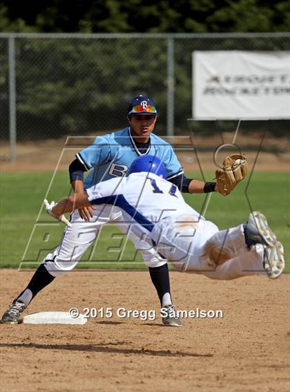 Thumbnail 2 in Bellarmine College Prep vs Turlock (Boras Classic North Bracket) photogallery.