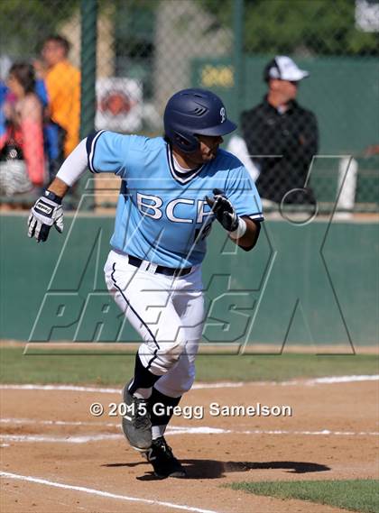 Thumbnail 3 in Bellarmine College Prep vs Turlock (Boras Classic North Bracket) photogallery.
