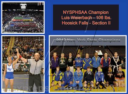 Thumbnail 1 in 2013 NYSPHSAA Boys Wrestling Championships (D2 Finals & Podiums) photogallery.