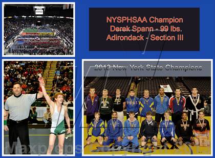 Thumbnail 1 in 2013 NYSPHSAA Boys Wrestling Championships (D2 Finals & Podiums) photogallery.