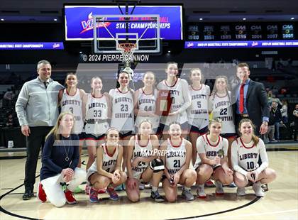 Thumbnail 1 in Meridian @ Liberty Christian (VHSL Class 3 State Final) photogallery.