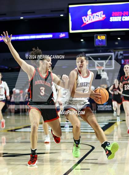 Thumbnail 3 in Meridian @ Liberty Christian (VHSL Class 3 State Final) photogallery.