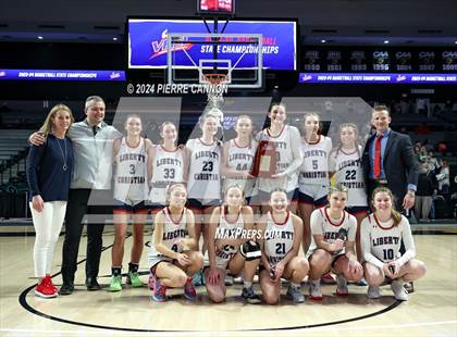 Thumbnail 2 in Meridian @ Liberty Christian (VHSL Class 3 State Final) photogallery.