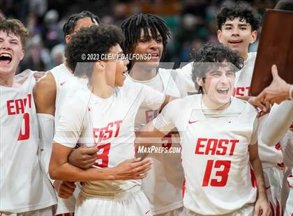 Thumbnail 1 in Denver East vs Smoky Hill ( CHSAA 6A Great 8) photogallery.