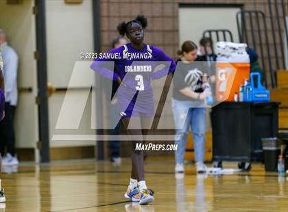Thumbnail 3 in Grand Island @ Lincoln Northeast (HAC Basketball Tournament) photogallery.