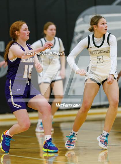 Thumbnail 2 in Grand Island @ Lincoln Northeast (HAC Basketball Tournament) photogallery.