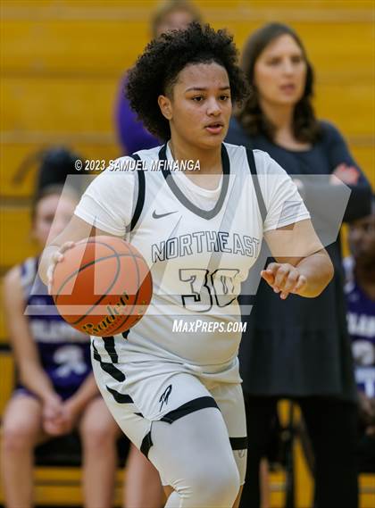Thumbnail 2 in Grand Island @ Lincoln Northeast (HAC Basketball Tournament) photogallery.