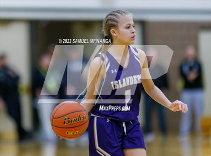 Thumbnail 2 in Grand Island @ Lincoln Northeast (HAC Basketball Tournament) photogallery.