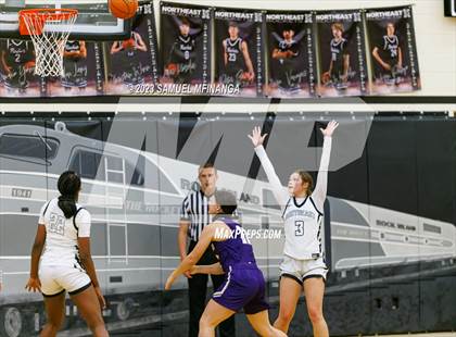 Thumbnail 3 in Grand Island @ Lincoln Northeast (HAC Basketball Tournament) photogallery.