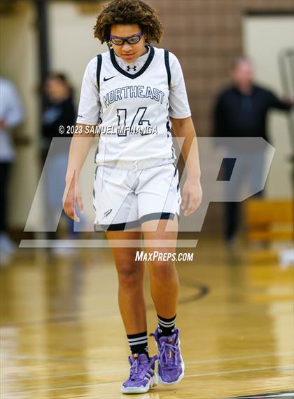 Thumbnail 3 in Grand Island @ Lincoln Northeast (HAC Basketball Tournament) photogallery.