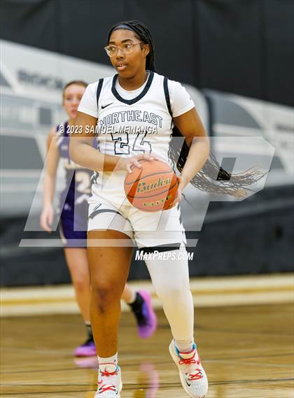 Thumbnail 1 in Grand Island @ Lincoln Northeast (HAC Basketball Tournament) photogallery.