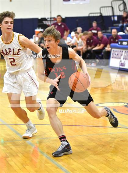 Thumbnail 3 in Maple Mountain vs. Spanish Fork (Tarkanian Classic) photogallery.