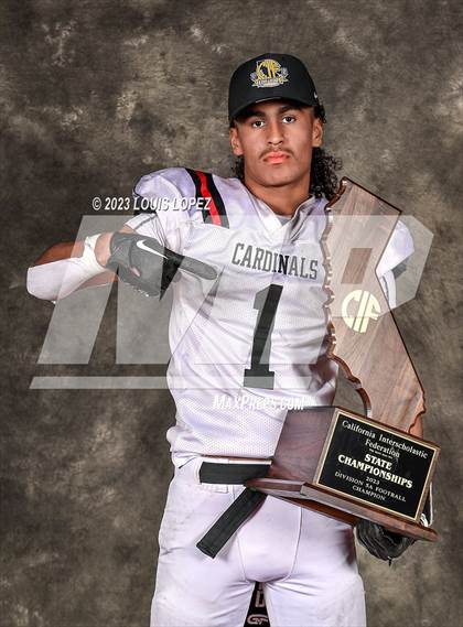Thumbnail 3 in Woodland Christian vs. Banning (CIF State D5A Championship Trophy Awards) photogallery.