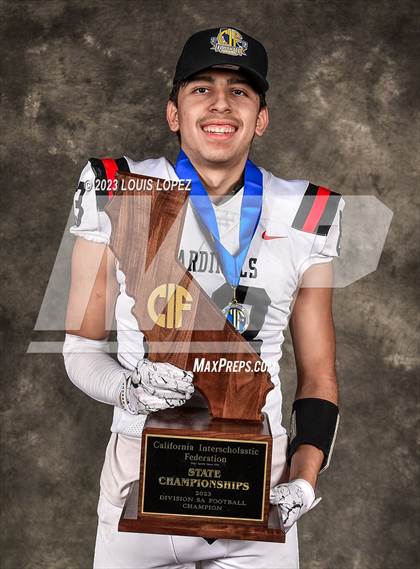 Thumbnail 1 in Woodland Christian vs. Banning (CIF State D5A Championship Trophy Awards) photogallery.