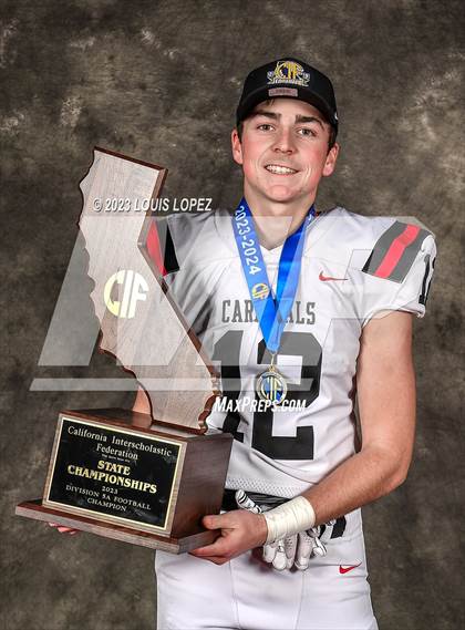 Thumbnail 1 in Woodland Christian vs. Banning (CIF State D5A Championship Trophy Awards) photogallery.