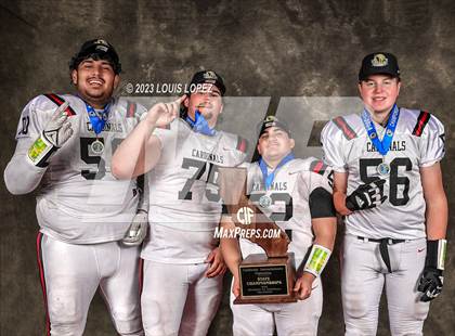 Thumbnail 2 in Woodland Christian vs. Banning (CIF State D5A Championship Trophy Awards) photogallery.