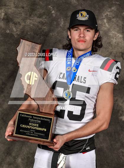 Thumbnail 1 in Woodland Christian vs. Banning (CIF State D5A Championship Trophy Awards) photogallery.
